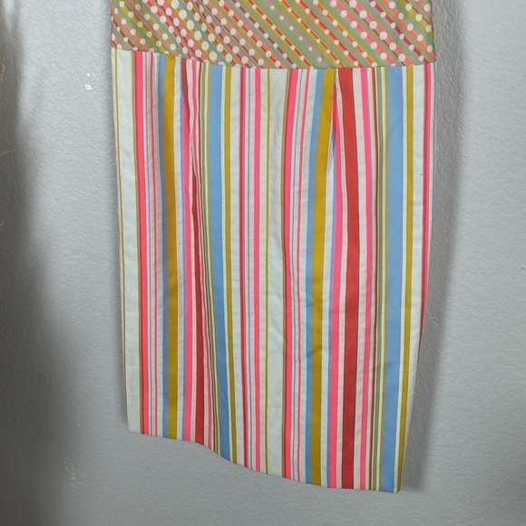 Multicolor Striped and Polka Dot Dress - Picture 4 of 7